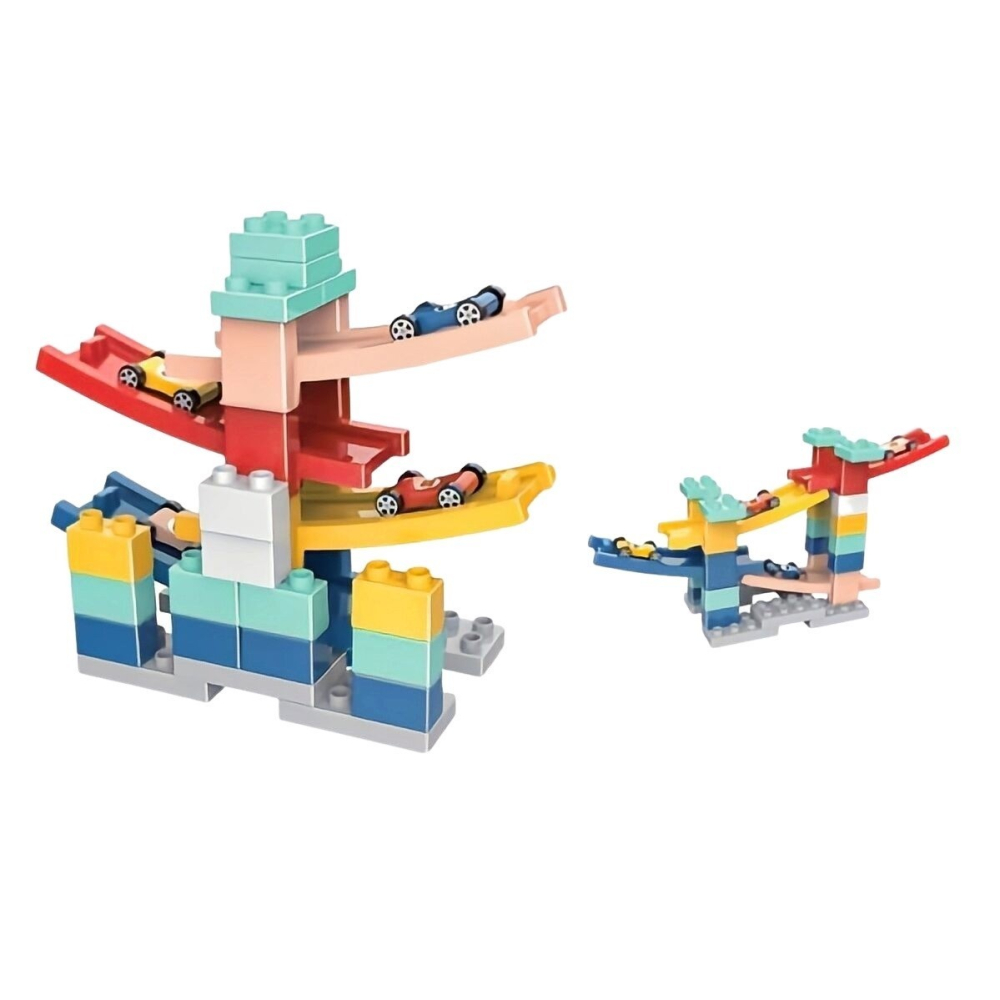 set piese constructie rampa auto masinute incluse [4]