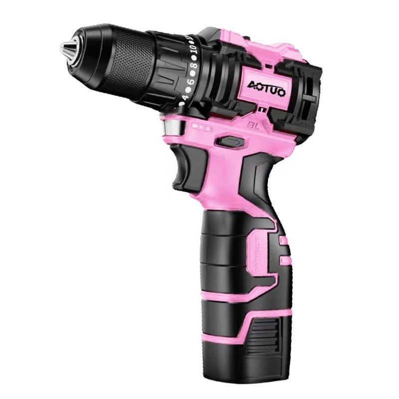 Set scule cu masina de gaurit si insurubat, motor fara perii, 2 trepte viteza, multicolor [2]