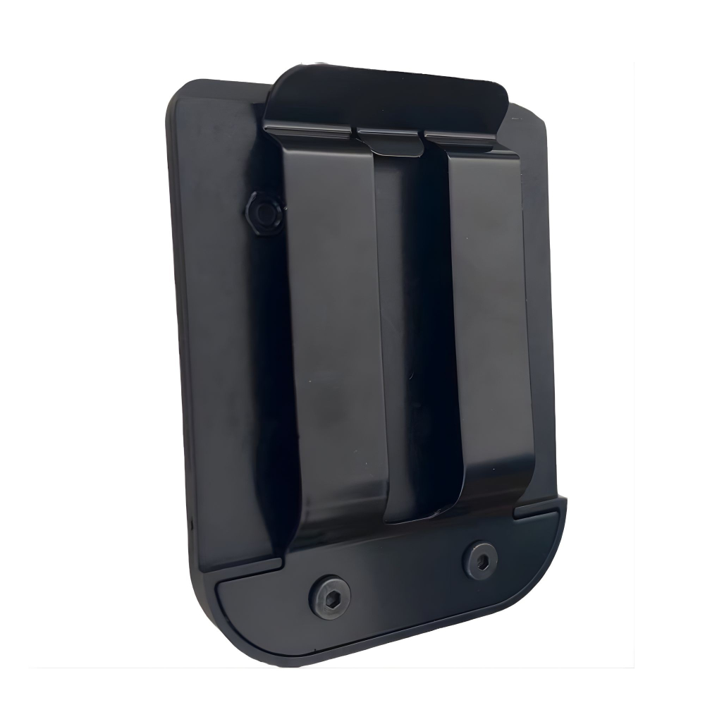 Suport magnetic pentru scule, clips metalic pentru curea, fixare sigura, metalic compact [3]