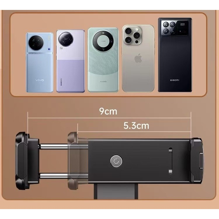 suport telefon mobil portabil pliabil telescopic rotativ negru [4]