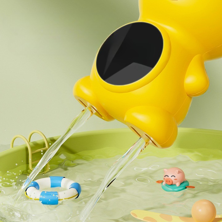 termometru electronic led baie plutitor galben model ratusca [2]