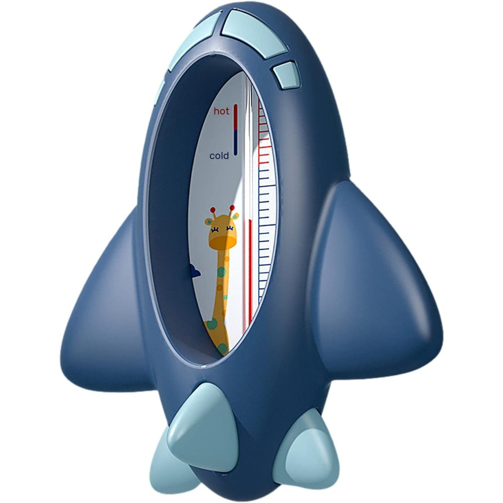 Termometru pentru baie, model avion, plutitor, rezistent la apa, 11x10x4 cm [5]