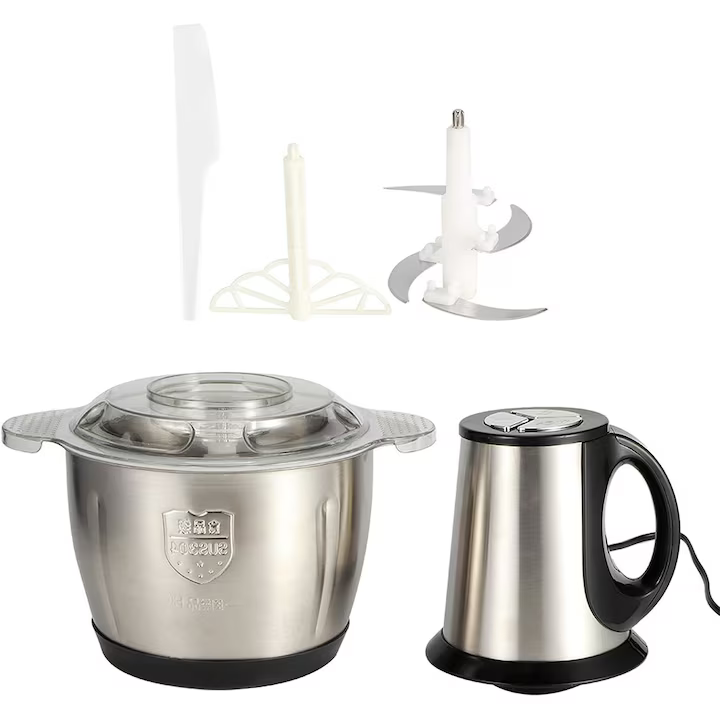 Tocator electric multifunctional 4 lame inox bol 2L [2]