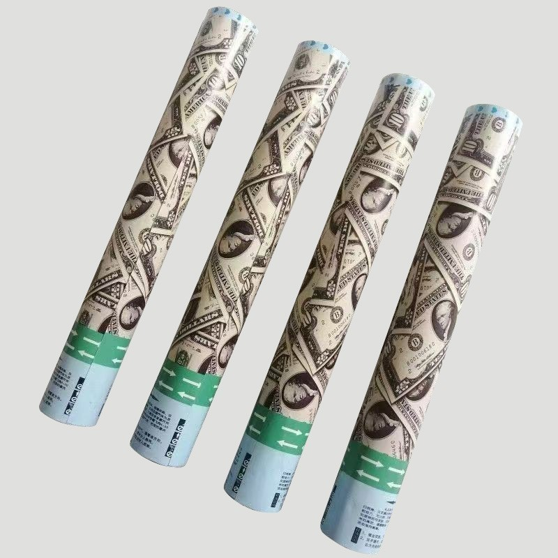 Tub confetti, model Money, eliberare prin rasucire, 30x5 cm, multicolor [2]