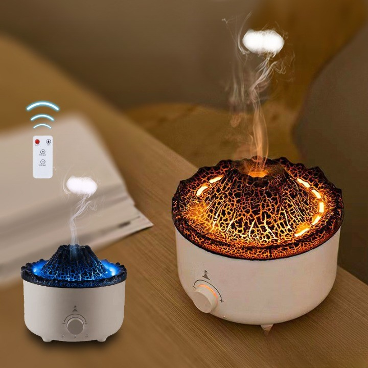 umidificator ultrasunete capacitate 560 ml telecomanda alb [2]