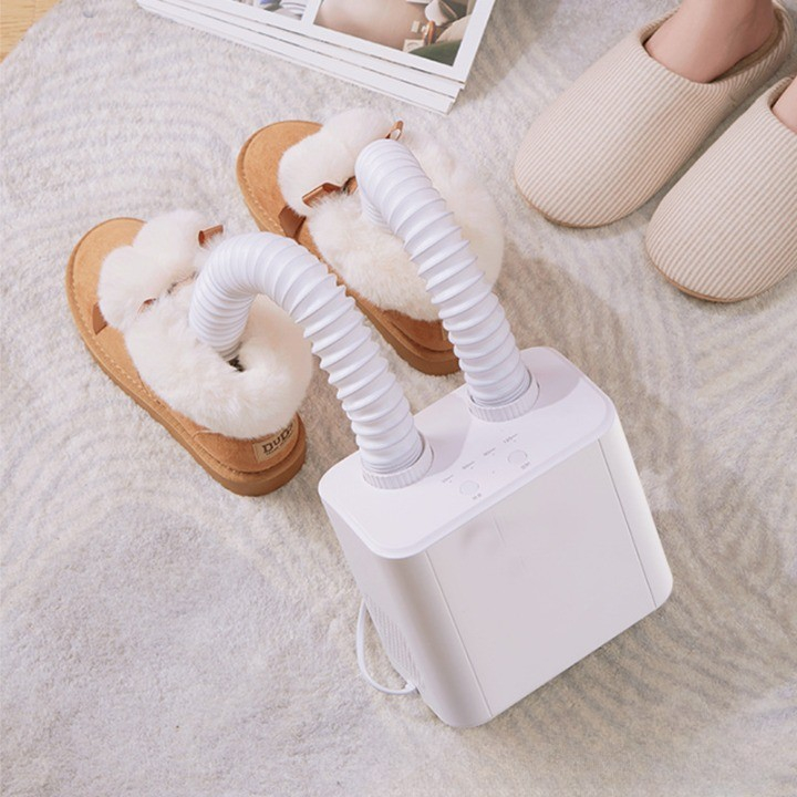 Uscator electric pantofi, doua capete, aer cald reglabil, silentios, alb [3]