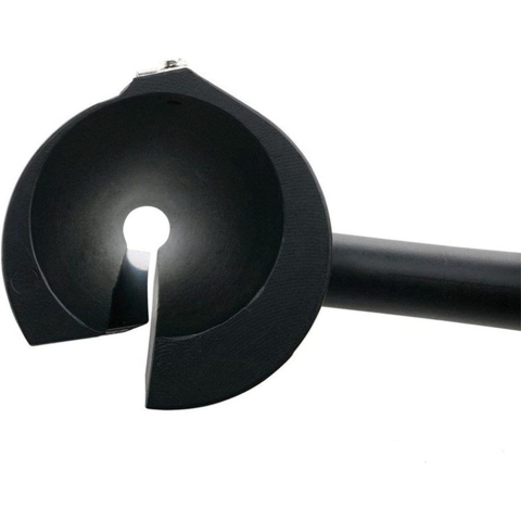 Accesoriu pentru taiat in forma de spirala, multifunctional pentru legume, otel inoxidabil, 16x5.5 cm, negru [2]