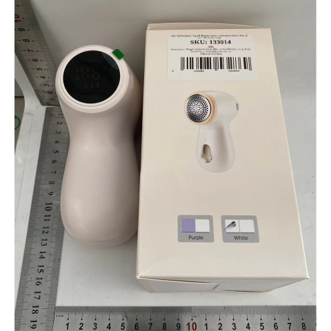 Aparat electric de curatat scame, 2 in 1 cu aspirare si radere, din ABS si otel inoxidabil, 15 x 8.5 cm [1]