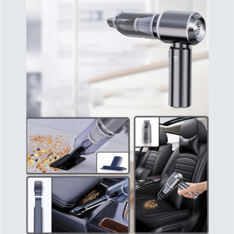 aspirator portabil auto 3 viteze incarcare rapida filtru lavabil negru [2]