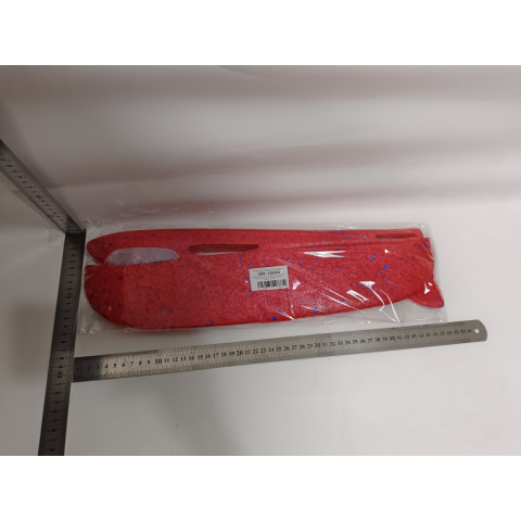 Avion planor din polistiren, lungime 47 cm, cu lumini pe cap, rosu [4]