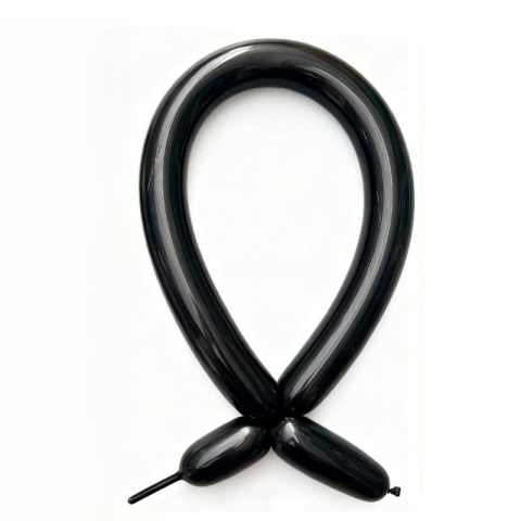 Produse utile sub 50 RON - Baloane de modelaj, set 50 bucati, latex flexibil, negru