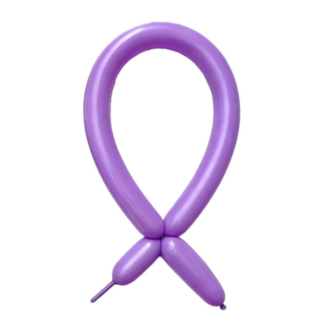 Produse utile sub 50 RON - Baloane de modelaj, set 50 bucati, latex natural, mov