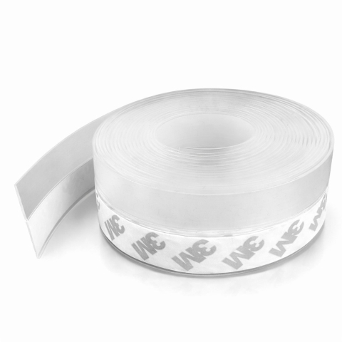 Accesorii Casa - Banda etansare usa si geam, silicon transparent, 3.5 cm latime, 5 m lungime