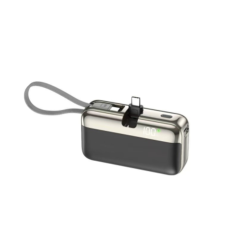 Accesorii Telefon - Baterie externa capsule, 10000 mAh, design compact, incarcare rapida
