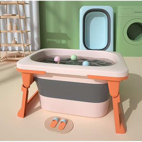 cada pliabila baie copii 0-6 ani portocaliu [9]