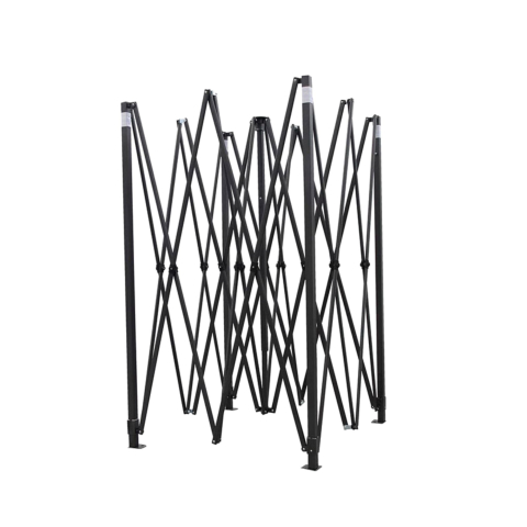 Cadru metalic pliabil, suport cort pavilion, 3 x 3 m, negru [1]