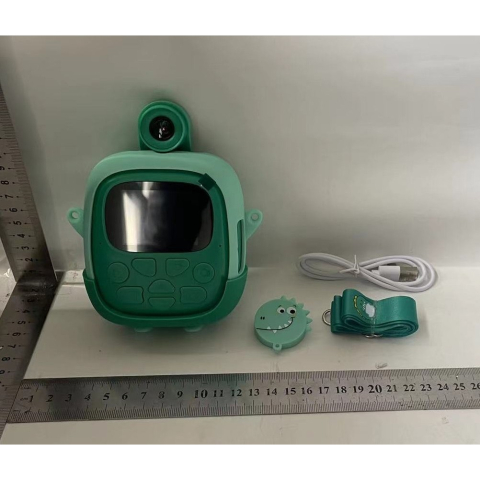 Camera instantanee pentru copii, model Dinozaur, imprimare alb-negru, ecran HD 2.4 inch [2]