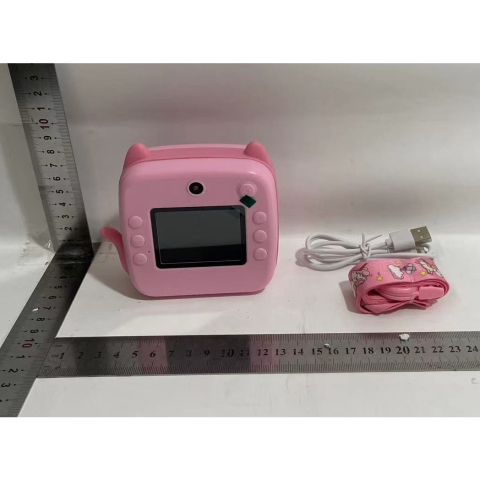 Camera instantanee pentru copii, model Kitty, ecran HD 2.4 inch, imprimare alb-negru [2]