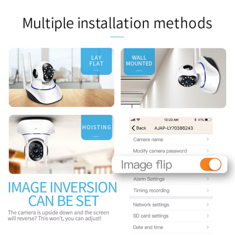 Camera IP Wireless Full HD 1080p – Cu Urmarire Automata si Audio Bidirectional [2]