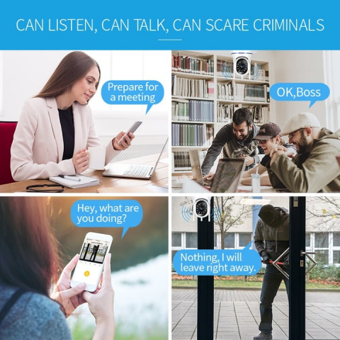 Camera IP Wireless Full HD 1080p – Cu Urmarire Automata si Audio Bidirectional [1]