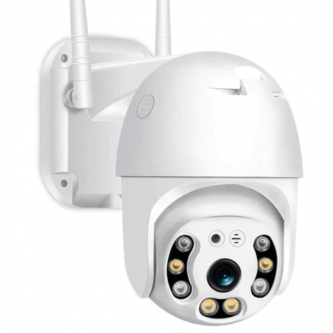 Produse Smart - Camera Supraveghere PTZ 4MP UHD WiFi – Viziune Nocturna Color, Control Aplicatie