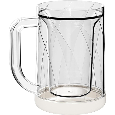 Cana frigorifica cu gheata, 800 ml, plastic transparent, 14.2 x 10.4 x 14.7 cm [6]