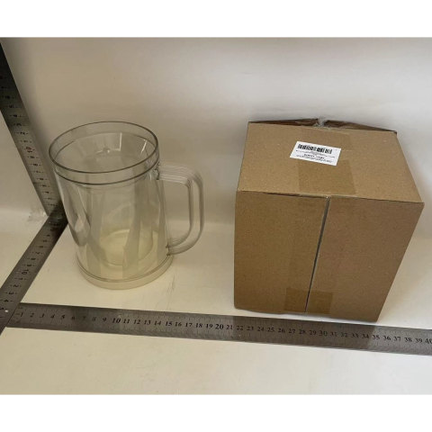 Cana frigorifica cu gheata, 800 ml, plastic transparent, 14.2 x 10.4 x 14.7 cm [1]