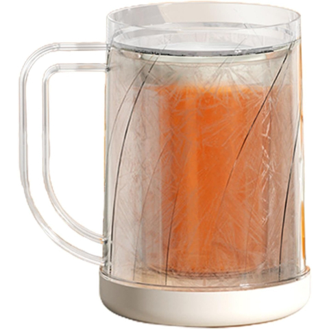 Cana frigorifica cu gheata, 800 ml, plastic transparent, 14.2 x 10.4 x 14.7 cm [3]