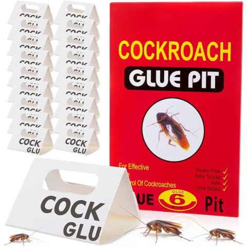 Capcana adeziva pentru gandaci, model casuta, non-toxic, cu atractant, pentru interior [1]