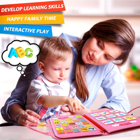 carte senzoriala educativa montessori dinozauri roz [2]