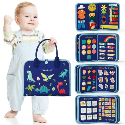 Carte senzoriala Montessori dinozauri – dezvoltare abilitati copii [4]