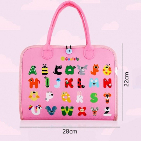 carte senzoriala educativa Montessori model sirena roz [7]