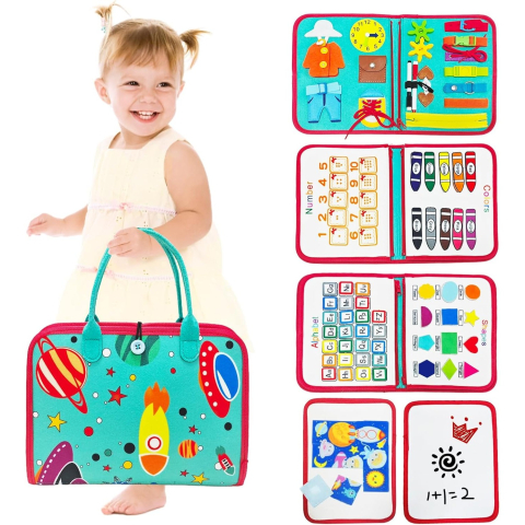 carte senzoriala educativa montessori 4 pagini albastru [6]