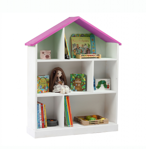 Casuta biblioteca din lemn BookHouse, Jellybear, 130 x 96 x 30 cm [3]