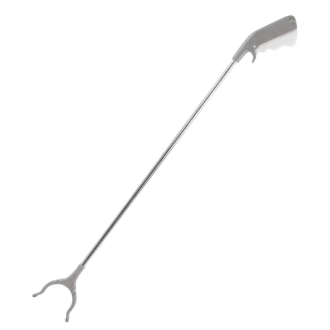 Produse utile sub 50 RON - Cleste pentru colectarea deseurilor, 96.5 cm, maner antialunecare, metal si plastic