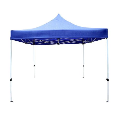 Copertina pliabila pentru pavilion, acoperis cort, rezistenta 420D, 3x3 m, albastru [3]