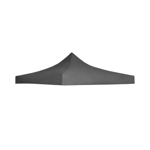 Outdoor & Camping - Copertina pliabila pentru pavilion, acoperis cort, rezistenta 420D, 3x3 m, gri