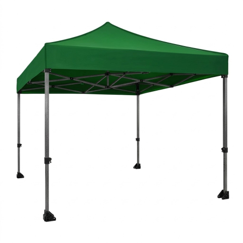 Casa & Gradina - Cort pavilion pliabil 3x3 m, cadru metal ranforsat, acoperis polyester Oxford 420D, verde