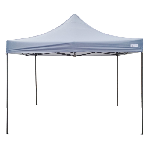 Casa & Gradina - Cort pavilion pliabil 3x3m, cadru metal ranforsat, acoperis poliester oxford 420D, gri