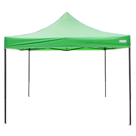 Casa & Gradina - Cort pavilion pliabil 3x3m, cadru metal ranforsat, acoperis poliester Oxford 420D, verde deschis