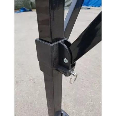 Cort pliabil pentru evenimente, cadru metalic, 2x3 m, rosu [7]