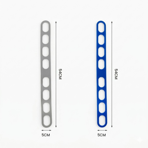 Curea de fixare pentru capace si vase, silicon reutilizabil, rezistenta la temperaturi ridicate, 54 x 5 cm, negru [1]