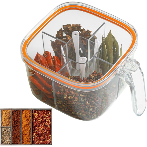 cutie depozitare alimente 5 compartimente plastic silicon [2]