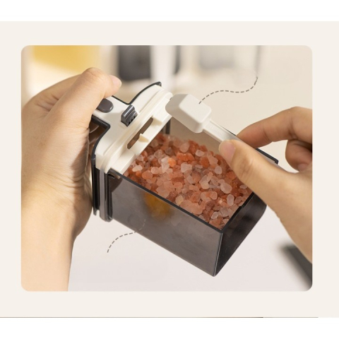 cutie depozitare condimente 3 compartimente alb-negru [7]