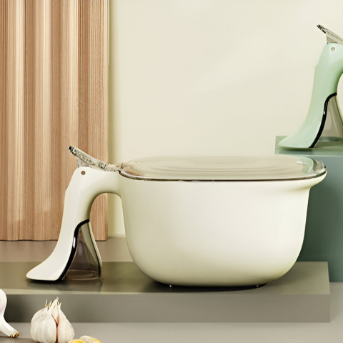 cutie depozitare condimente 4 compartimente crem plastic [3]