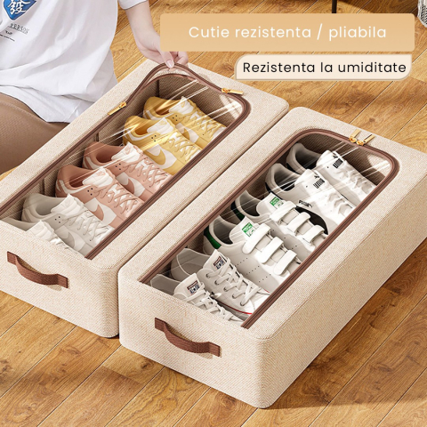 cutie depozitare cadru metalic fermoar bej [1]