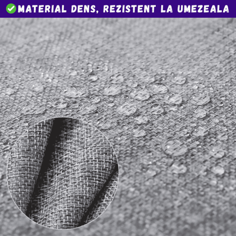 cutie depozitare pliabila 66l gri textil [3]