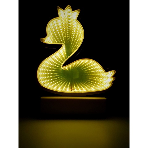 Decoratiune luminoasa model ratusca, alb cald, alimentare baterii si USB, 17 cm [2]