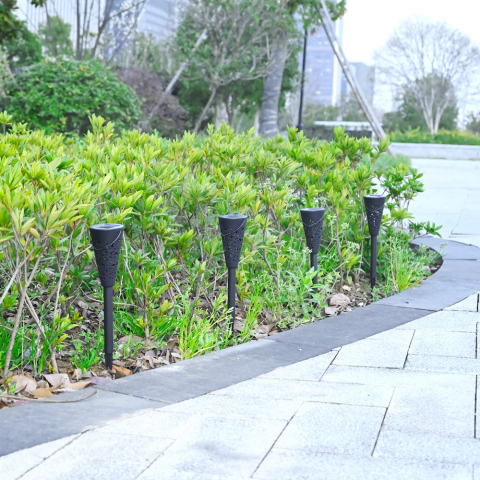 Decoratiune Solara pentru Gradina, Flippy, Tip Torta, Alb Rece [2]