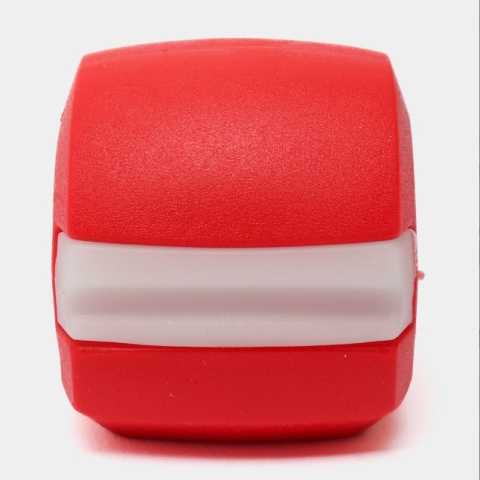 Dispozitiv tonifiere faciala, model compact, silicon si poliuretan, rosu [1]